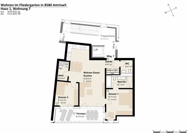 Neubauprojekt «Fliedergarten» - modernes Wohnen mit Stil und Nachhaltigkeit - hochwertige Obergeschosswohnung (5)