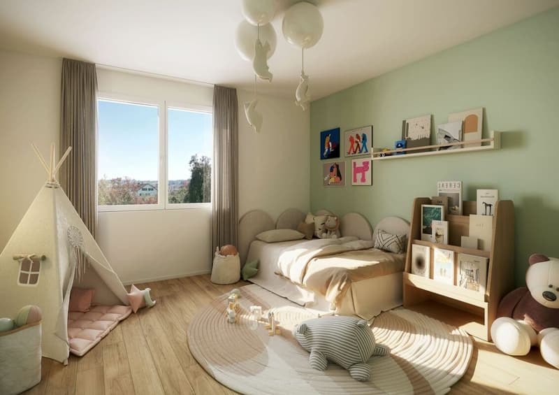 Neubauprojekt «Fliedergarten» - modernes Wohnen mit Stil und Nachhaltigkeit - hochwertige Obergeschosswohnung (9)
