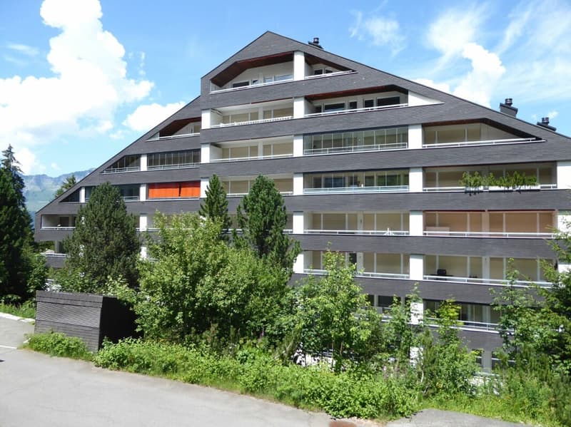 1.5-Zimmer-Studio-Ferienwohnung mit Gartensitzplatz und Tiefgaragenplatz (12)