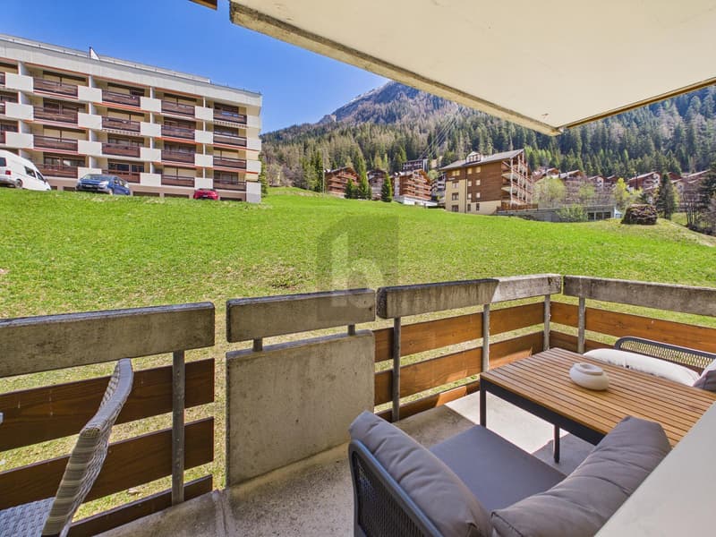 Sunny location with a view of the mountains (1)