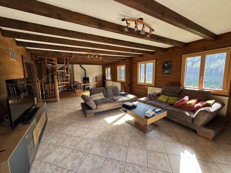 Großartig, renoviert mit Blick auf die Dents du Midi (3)