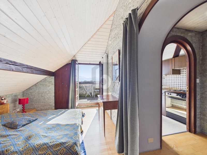 MAGNIFICENT FURNISHED ATTIC, BETWEEN LAKE AND STATION! (4)