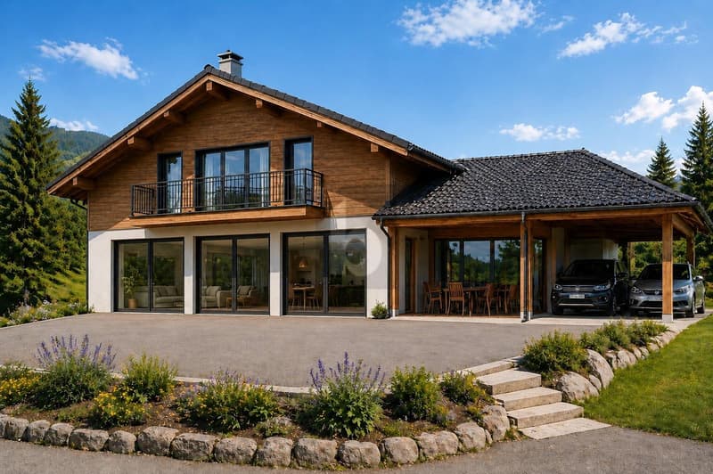 Neues Architektenchalet - Privilegierte Lage (1)