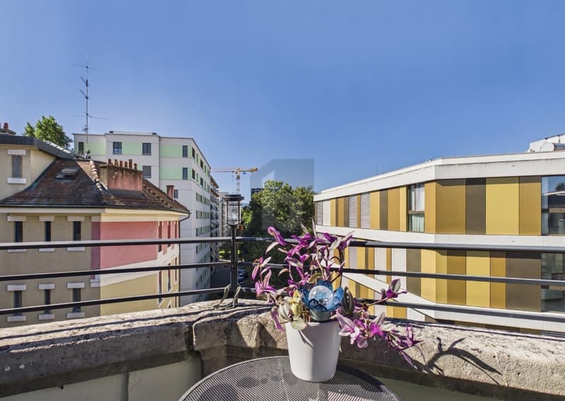 Dachgeschoss mit Balkon in Servette-Charmilles (2)