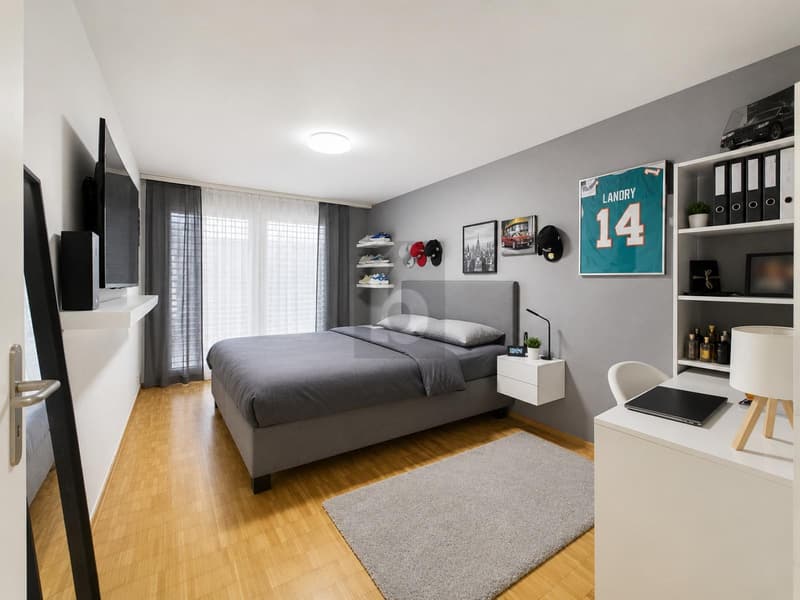 Rêve de maison sur deux niveaux avec jardin et balcon (5)