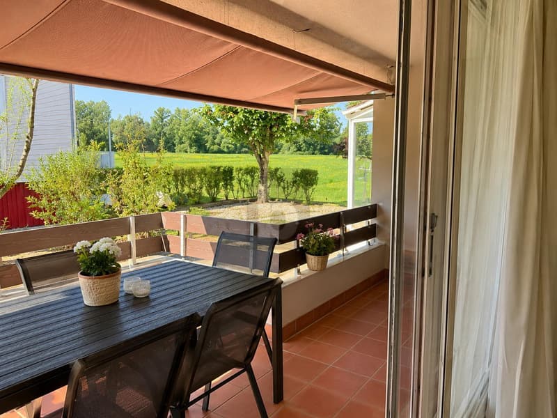 APPARTEMENT DE VILLE DANS UN ENVIRONNEMENT VERDANT (MAISON MITOYENNE) (1)