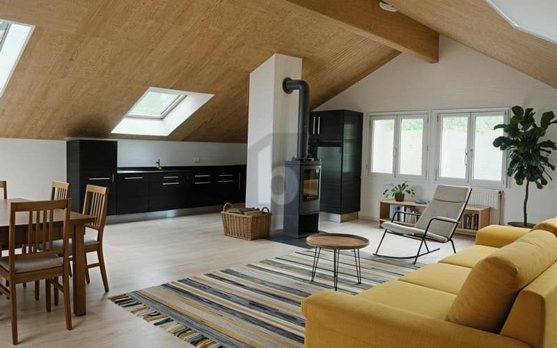 À la fois naturel et moderne avec une vue lointaine (2)