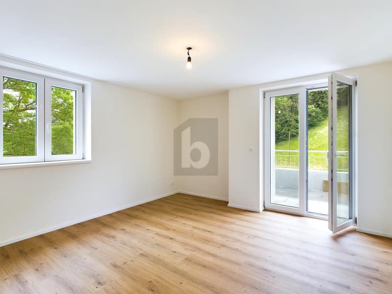 HOCHWERTIG MIT BALKON UND SICHT INS GRÜNE! (3)