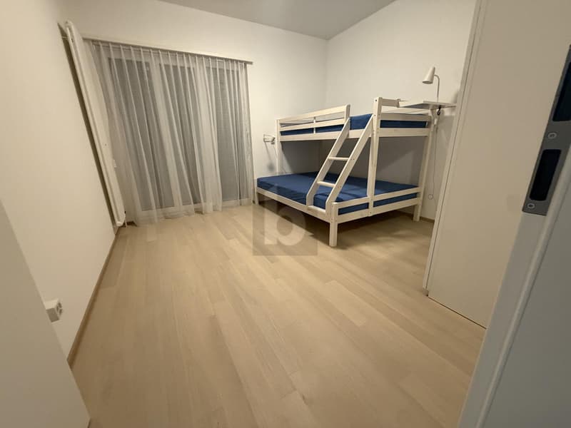 In the central area, large balcony and pool (5)