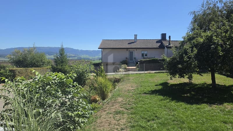 RÉNOVÉ AVEC TERRASSE ET VUE PRÉALPES (1)