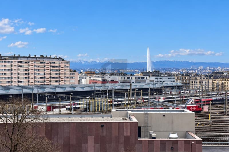 TRAVERSANT AUX NATIONS UNIES AVEC VUE JET DEAU (1)