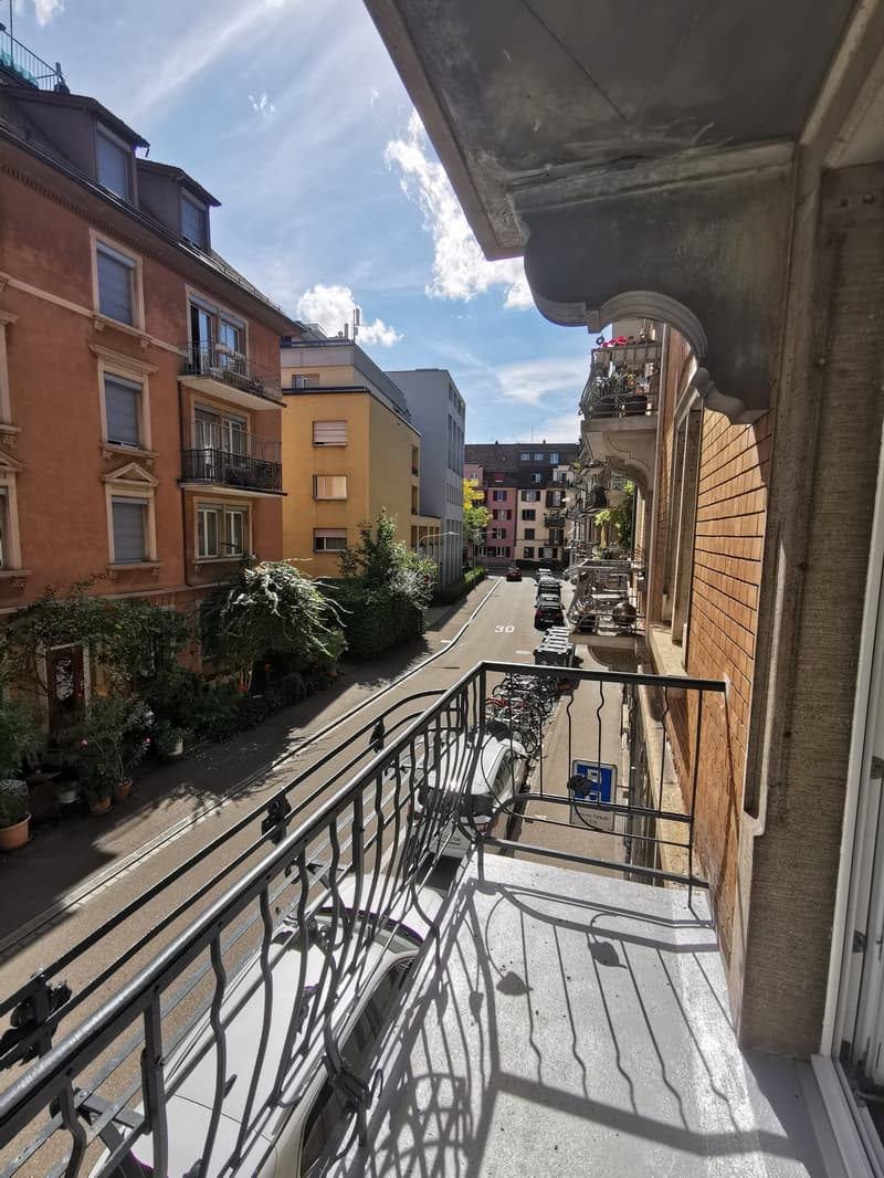 Frisch renovierte 3-Zimmer-Wohnung mit Balkon an der Seebahnstrasse, Zürich (10)