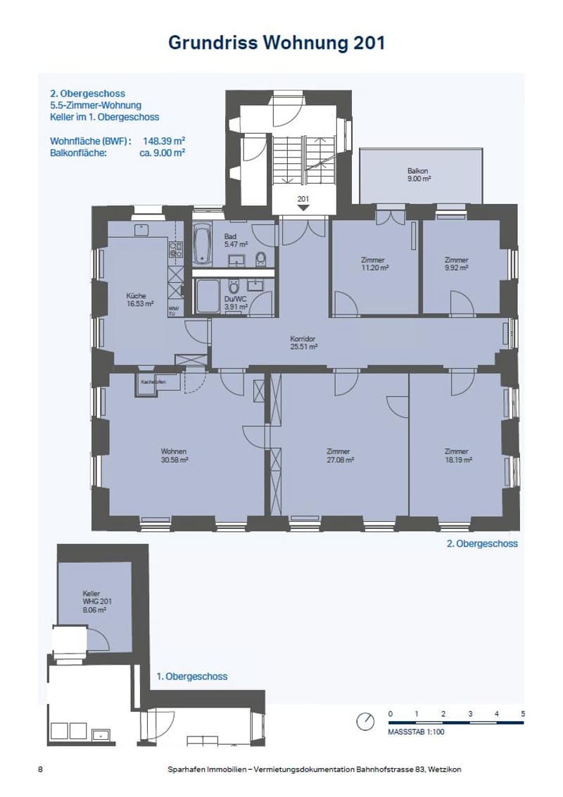 Charmante 5.5-Zimmer-Wohnung mit Kachelofen und Fischgrätparkett (10)