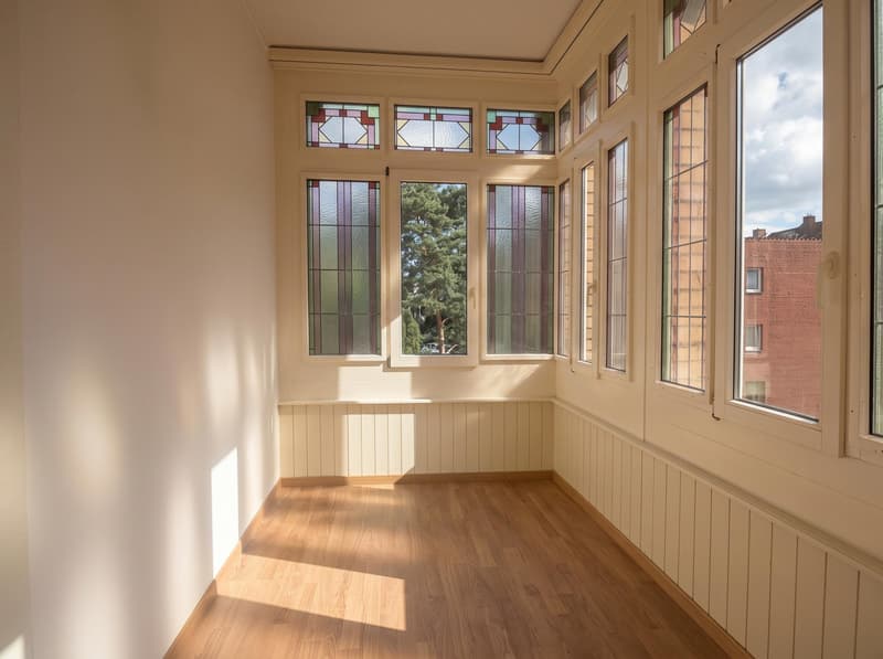 Charmante 1.5-Zimmer-Wohnung mit verglaster Veranda an zentraler Lage in Winterthur (2)