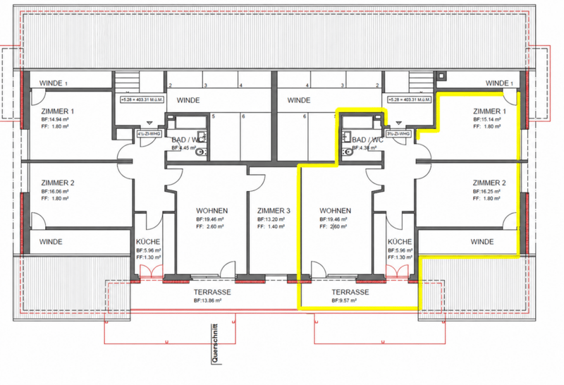 Appartamento mansardato appena ristrutturato dopo una ristrutturazione completa della proprietà (11)