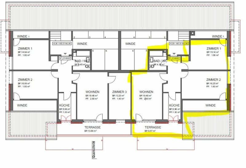 Appartamento mansardato appena ristrutturato dopo una ristrutturazione completa della proprietà (11)