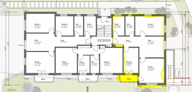 3.5 Zimmer, Moderne Wohnung im Erstbezug nach Totalrenovation (5)