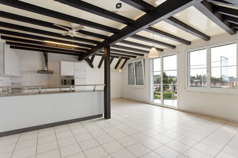 Dach-Maisonette verbindet Licht, Komfort und Grosszügigkeit.