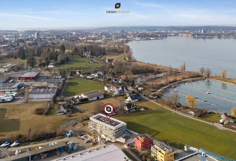 Ihr Zuhause am Bodensee, wohnen mit Klasse & Stil in nahezu erster Seereihe.