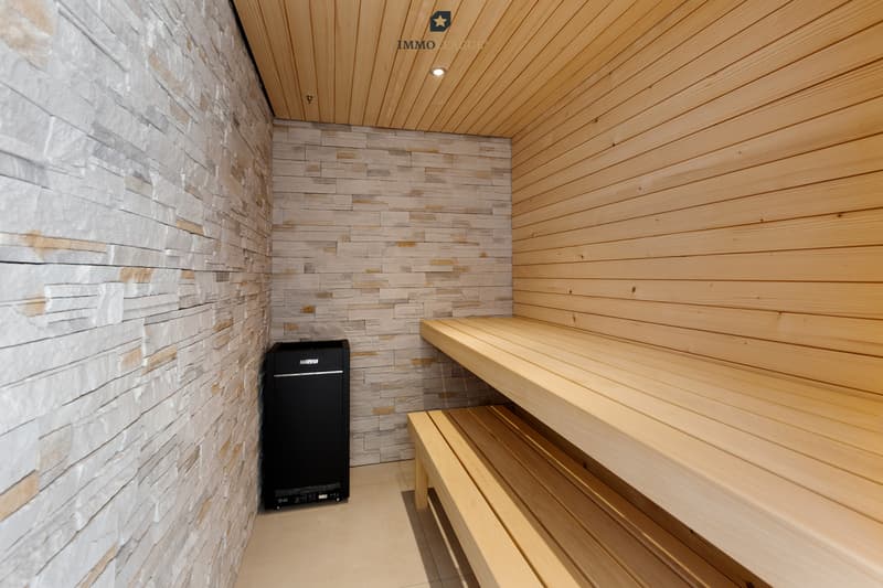Ihr privater Wellness-Bereich: Gestalten Sie Ihr Gym oder Spa direkt neben der Sauna.