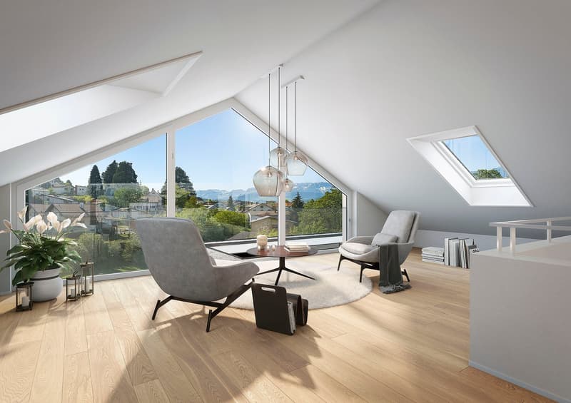 Spektakuläre 5 1/2 Zi.-Dach-Maisonettewohnung mit grandioser Aussicht auf den Alpstein (1)
