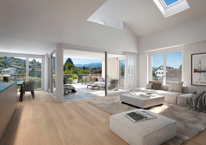 Spektakuläre 5 1/2 Zi.-Dach.-Maisonettewohnung mit grandioser Aussicht auf den Alpstein (7)