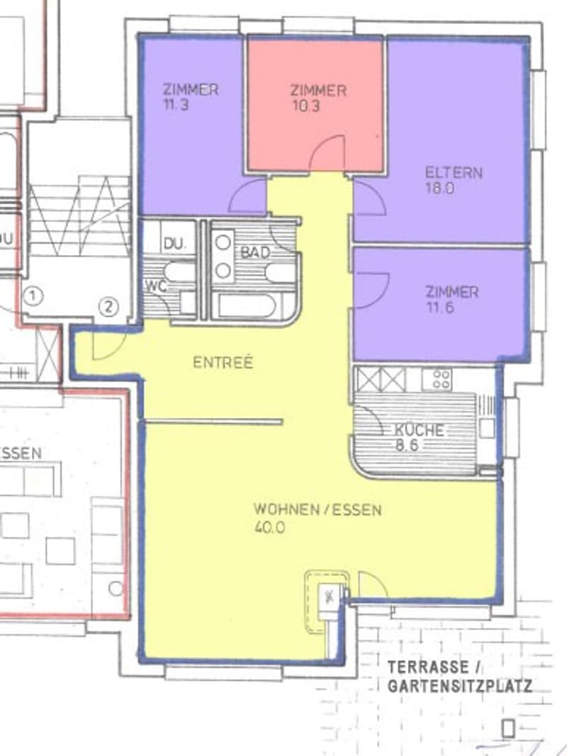 Grosszügige 2.5 Zimmer-Wohnung an ruhiger Lage in Meilen (13)