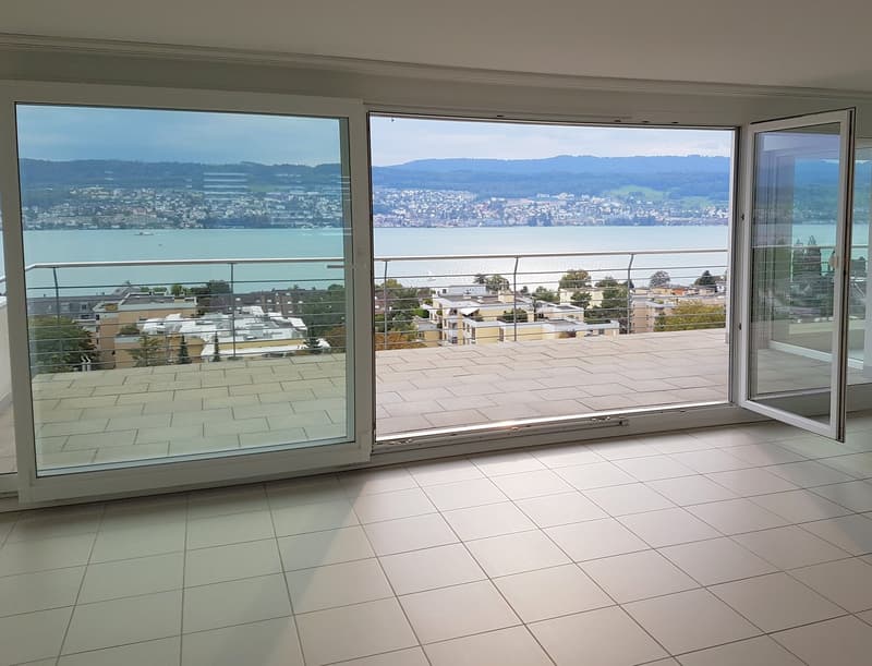 Wohnen über dem Rebberg: Exklusive 5-Zimmer-Attika-Maisonette mit Panoramaseesicht (2)