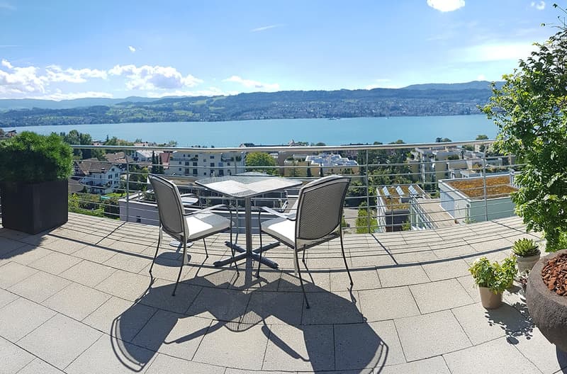 Wohnen über dem Rebberg: Exklusive 5-Zimmer-Attika-Maisonette mit Panoramaseesicht (8)