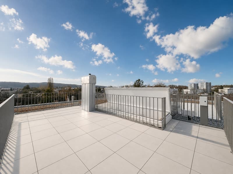 Dachterrasse (typengleich, spiegelverkehrt)