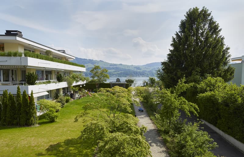 Aussicht von Balkon