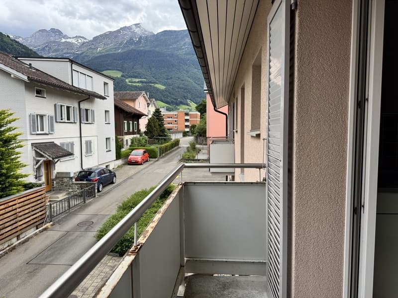 Balkon bei der Küche