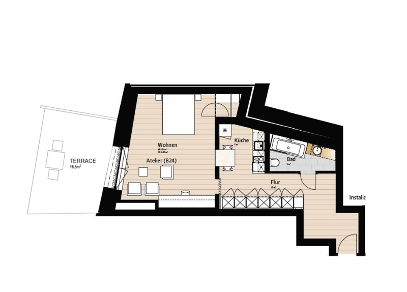Urban, pensato, stiloso – vivere in Bellariastrasse 36, Zurigo (17)