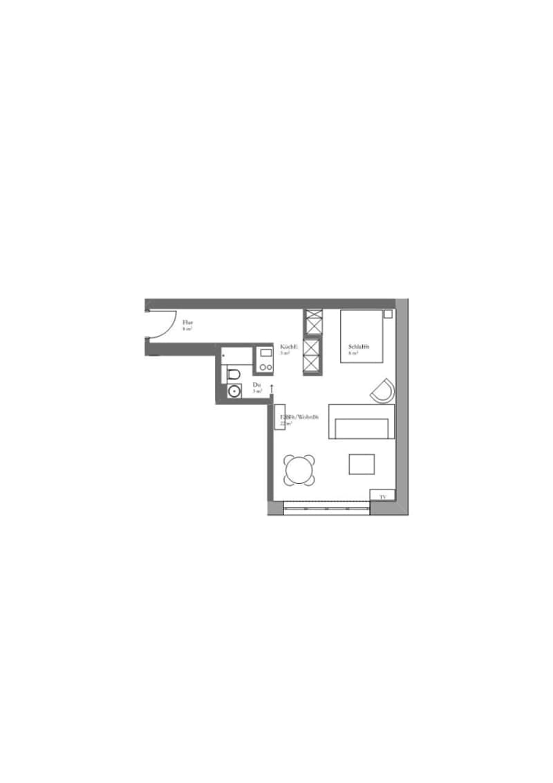 BE02 – Studio Junior mit Kitchenette an der Bellariastrasse 36, Zürich (10)