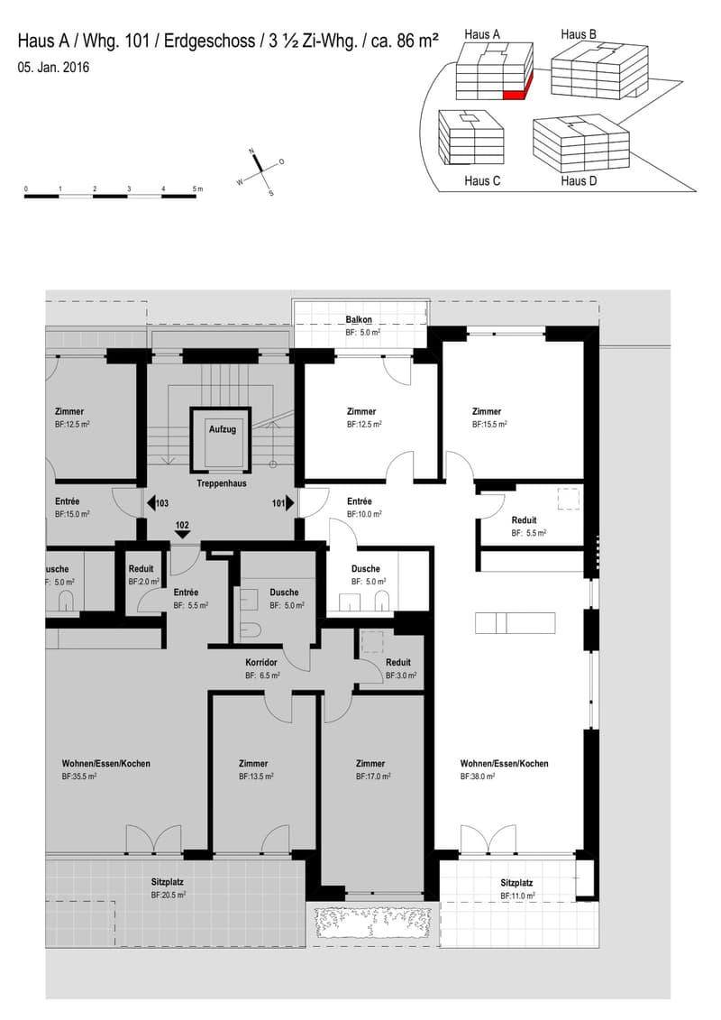 Modern 3.5-room garden apartment in a quiet location in Schwerzenbach (9)