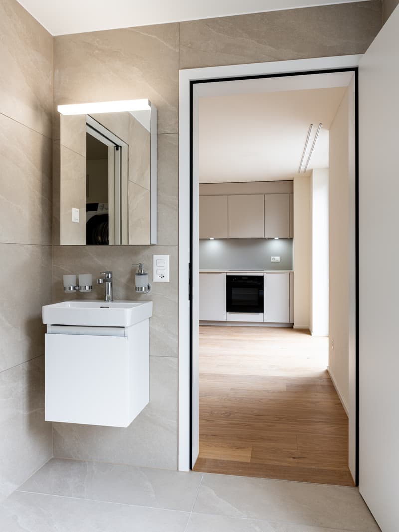1-Zimmer-Wohnung mit grossem Reduit und Wäscheturm (4)