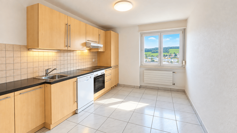 Magnifique 3.0 pièces avec 1 balcons, dont un très spacieux, et vue panoramique (1)