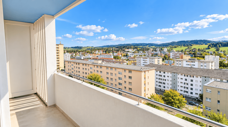 Magnifique 3.0 pièces avec 1 balcons, dont un très spacieux, et vue panoramique (14)