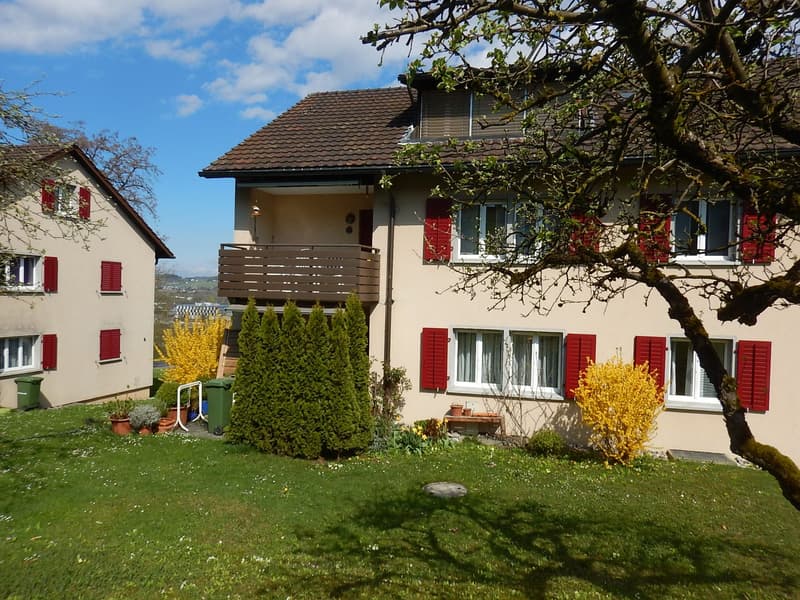 Zu vermieten: 3.5 Zimmerwohnung mit schöner Aussicht (1)