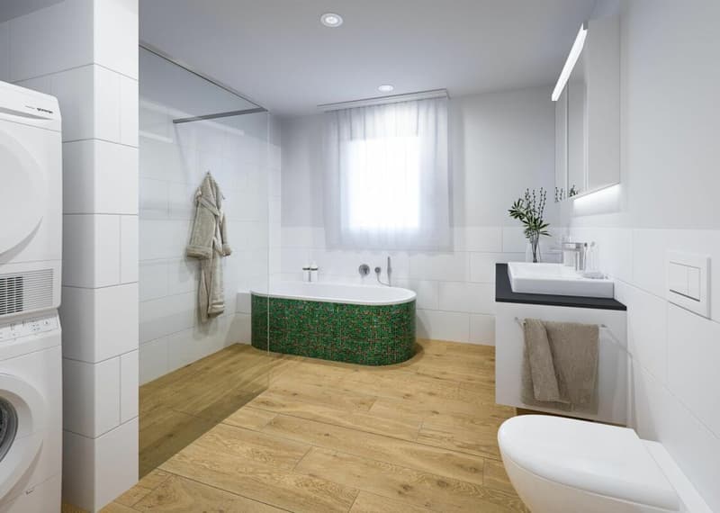 Bad / Dusche / WC mit Waschturm