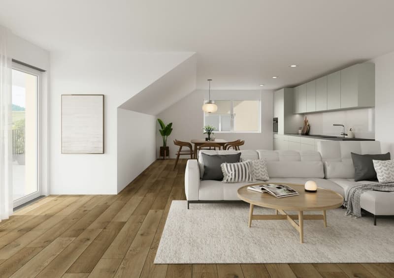 schöne 3 1/2-Zimmer Neubau-Dachwohnungen im Grünen (5)