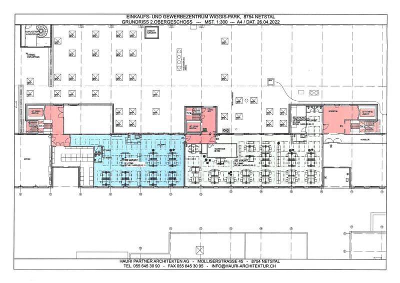 Espaces de bureau 270 m2 et 393 m2 à louer dans un centre commercial (2)