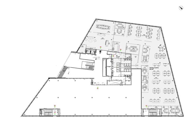 Bureaux aménagés à louer à Morges – Superficie de 1020 m2 (9)
