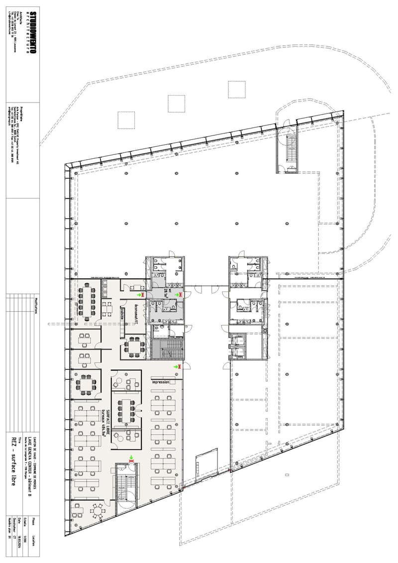 Bureaux aménagés à louer à Morges – Superficie de 710 m2 (13)