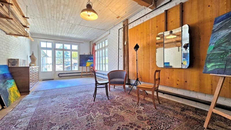 Neu aufgebauter Flarzhausteil mit Atelier-/Loftbereich (11)
