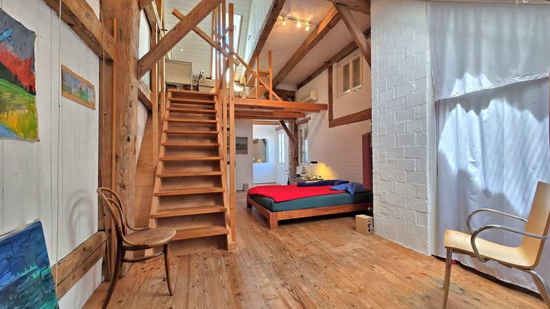 Neu aufgebauter Flarzhausteil mit Atelier-/Loftbereich (9)