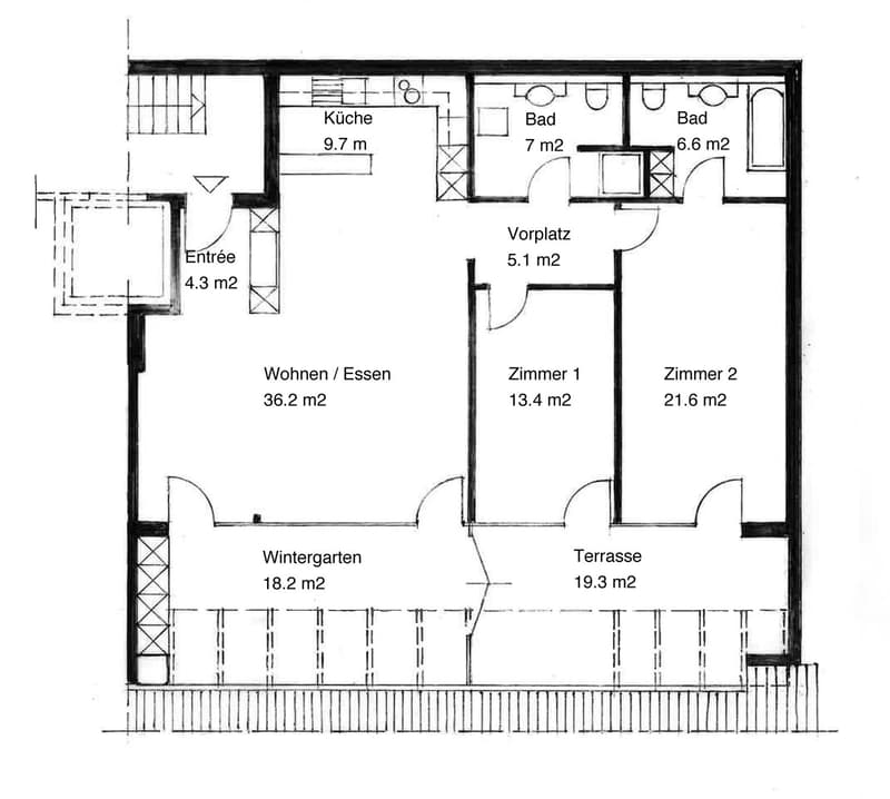 Wohnungsgrundriss