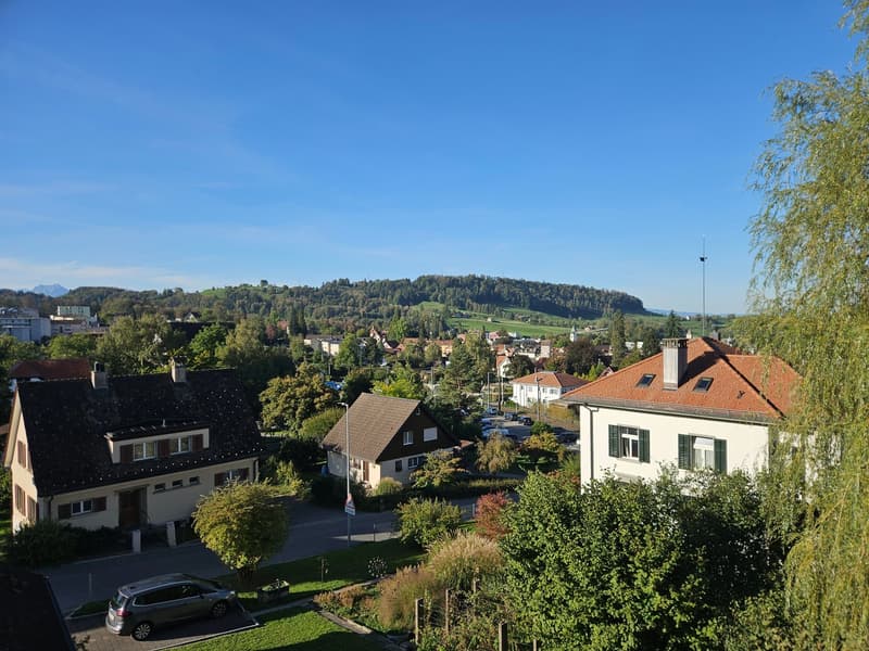Aussicht vom Balkon