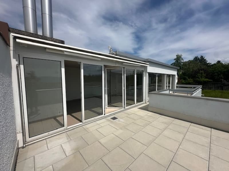 Ansicht Wintergarten / Terrasse