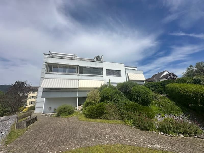 Ansicht Mehrfamilienhaus west